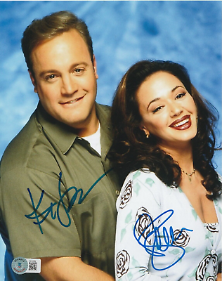#ad KEVIN JAMES amp; LEAH REMINI SIGNED 8X10 PHOTO THE KING OF QUEENS B BECKETT BAS COA $249.95