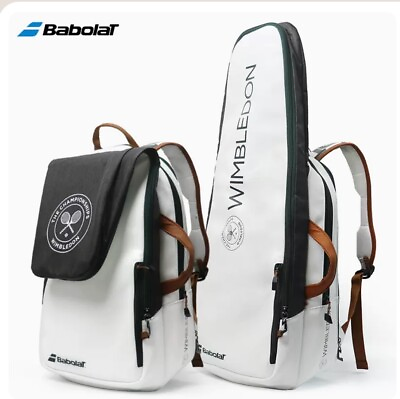 #ad Babolat Pure Wimbledon Tennis Backpack White Grey AU $149.00