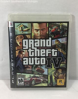 #ad UNTESTED Grand Theft Auto IV Game *NO MANUAL* for PlayStation 3 $8.24