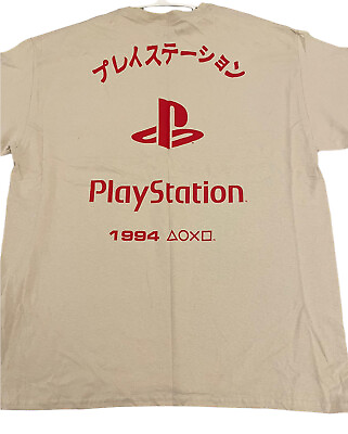 #ad Playstation 5 Sony PS5 BEIGE Shirt Mens Size XL New Unworn Fast Shipping $19.99