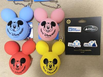 #ad Disney Balloon Bag Charm Pin badge with logo Mickey Disney Resort k0685 $134.85