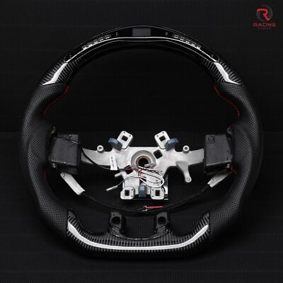 #ad Real carbon fiber Customized LED Steering Wheel 2011 2018 RAM 1500 2500 W Heated $617.00