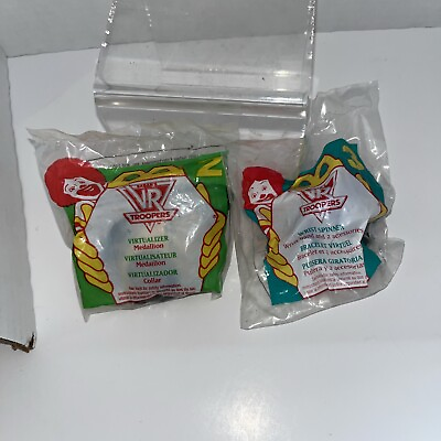 #ad 2 McDonald’s VR Troopers Happy Meal Toys May Smell Preowned In Bag 2 And 3 $4.99