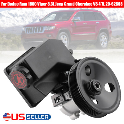 #ad Power Steering Pump For 2001 04 Jeep Grand Cherokee 2004 2006 Dodge Ram 1500 $70.99
