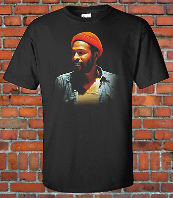 #ad Marvin Gaye Ramp;B Music Singer T Shirt Unisex Cotton Tee Classic EXCLUSIVE $15.99