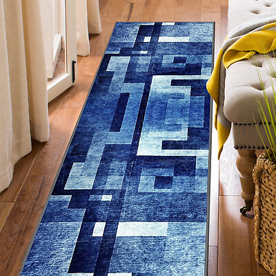 #ad Non Slip Hall Runner Rug Long Hallway Runner Kitchen Carpet Door Mats Floor Mats $441.38