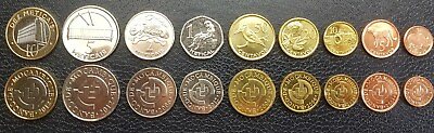 #ad Mozambique Set 9 coins 1 5 10 20 50 Centavos 1 2 5 10 Meticais 2006 2012 UNC $8.49