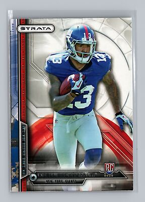 #ad Odell Beckham Jr. 2014 Topps Strata #105 Rookie New York Giants With ball RC $2.79