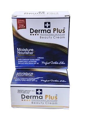 #ad Derma Plus whitening Beauty Cream Original Moisture and Nourisher Genuine Exp 26 $12.95