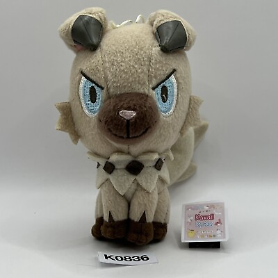 #ad BANPRESTO Pokemon Pokedoll Rockruff Plush 5quot; Stuffed Toy Doll Japan K0836 $35.99