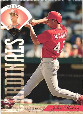 #ad 1995 Leaf #6 John Mabry St. Louis Cardinals $1.65