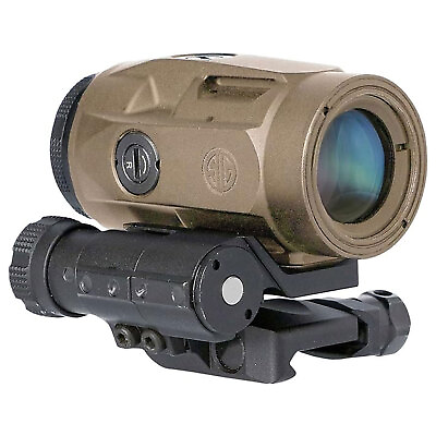 #ad SIG SAUER Juliet3 Micro 3x22mm FDE Magnifier with Push Button Mount and Spacers $184.99