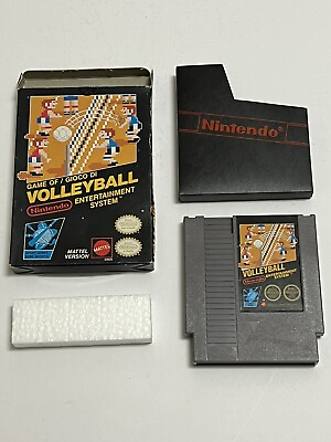#ad NES Volleyball Game Nintendo Black Tab Boxed Mattel Version Volley Ball Box PAL AU $249.00