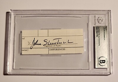 #ad John Steinbeck Signed Beckett BAS Autograph Auto Author The Grapes of Wrath Cut $1295.00