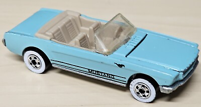 #ad Hot Wheels 1965 Ford Mustang Convertible Teal With White Walls $6.99