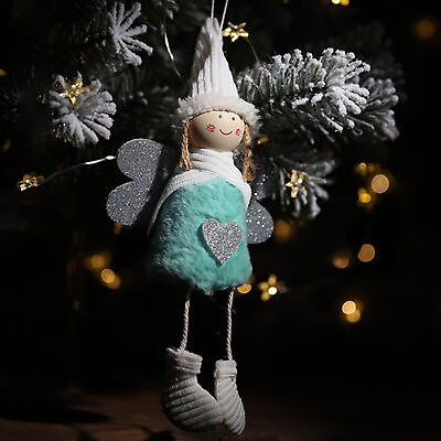 #ad Plush Doll Lovely Shape Multi purpose Christmas Tree Hanging Ornament Plush Toys $8.70