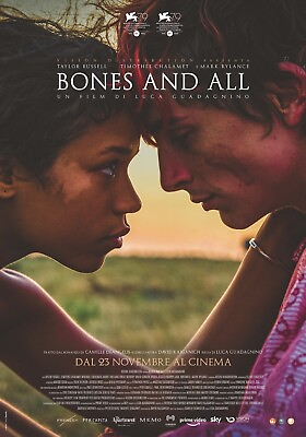 #ad Bones And All Italian movie poster 11quot; x 17quot; Timothee Chalamet $13.96