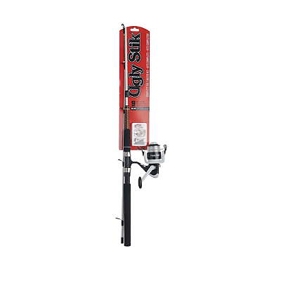 #ad Ugly Stik 7’ Complete Saltwater Kit Fishing Rod and Reel Spinning Combo $46.23