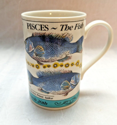 #ad Dunoon Zodiac Series Fine Stoneware Mug quot;Piscesquot; Made in Scotland $16.49