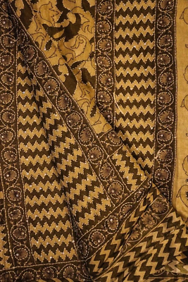 #ad Vintage Indian Pure Silk Kantha Saree Stitch Embroidered Wedding Sari PKS1119 $26.95