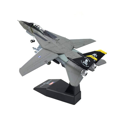 #ad 1:100 F 14 Tomcat US Fighter Jet Model Alloy Aircraft Diecast Military Ornaments $30.97