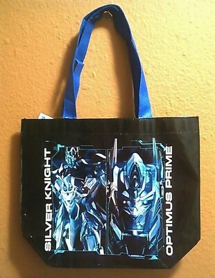 #ad Transformers Shopping Tote Bag 12quot; Optimus Prime Silver Knight Kids Gift Bag $2.95