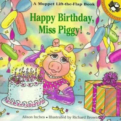 #ad Happy Birthday Miss Piggy Muppets $6.60