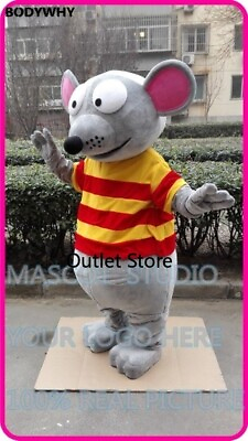 #ad Rat and Mouse Mascot Costume Cartoon Cosplay Fancy Dress Advertisement Carnival AU $595.68