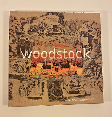 #ad Woodstock Three Days of Peace amp; Music 25th Anniversary Collection 4 CD Box Set $15.00