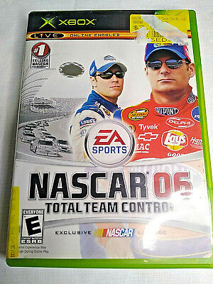 #ad NASCAR 06: Total Team Control Microsoft Xbox 2005 W Manual FREE SHIPPING $10.77