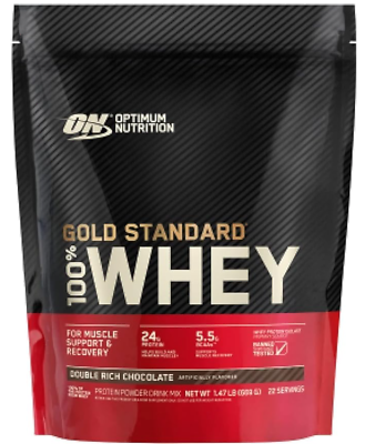 #ad Optimum Nutrition Gold 100% Whey Protein Powder Double Rich Chocolate 15 lb $24.89