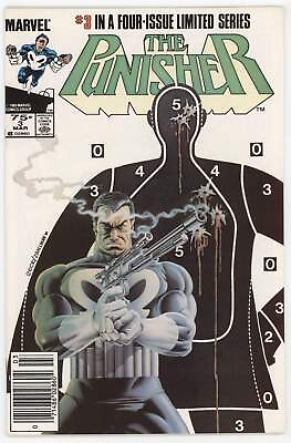 #ad Punisher 3 Marvel 1986 NM Mike Zeck Gun Target Mini Series Newsstand $33.00