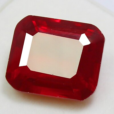 #ad 42.90 Ct Certified Natural Pigeon Blood Red Ruby Flawless Free Shipping Gemstone $113.57