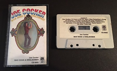 #ad Joe Cocker Mad Dogs amp; Englishmen Audio Cassette Tape Blues Rock 1970 Aamp;M Records $10.25