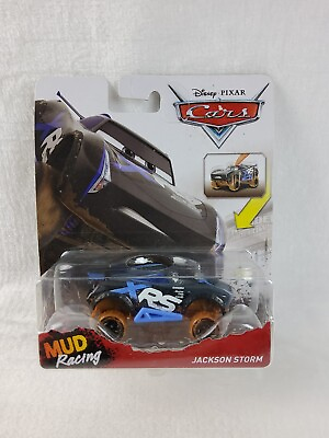#ad Disney Pixar Cars Jackson Storm 1:55 DieCast XRS Mud Racing Car Real Suspension. $8.46