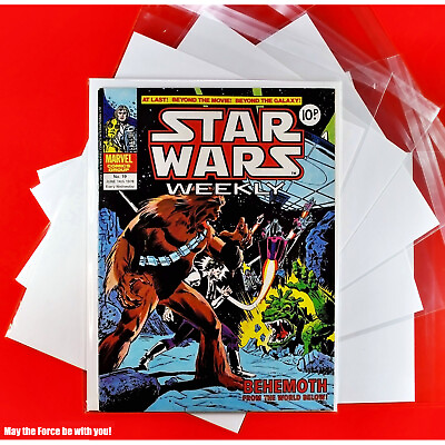 #ad Star Wars Weekly # 19 1 Marvel Comic Bag and Board 14 6 78 UK 1978 Lot 2774 GBP 8.50