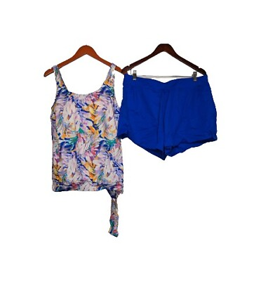 #ad Kim Gravel x Swimsuits Women#x27;s Swimsuit Sz 16 Swimwear Blue $18.00