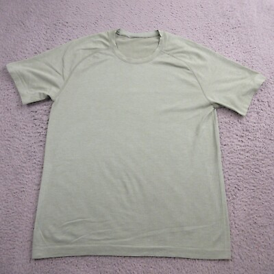 #ad Lululemon Mens Metal Tech Vent T Shirt size Medium Short Sleeve Performance $29.98