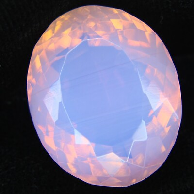 #ad Fire Natural Pink Opal Australian 90 100 Ct Oval Cut Loose Gemstone Certified $11.99