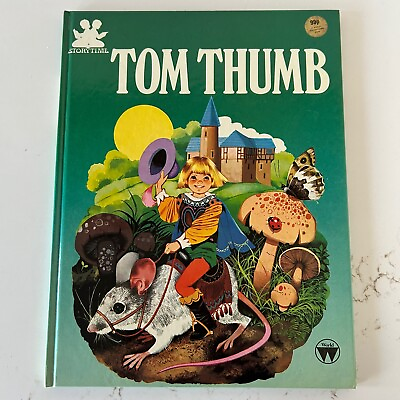 #ad Vintage Tom Thumb Story Time Book 1983 Hard Cover Retold By Mae Broadley $13.49