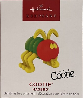 #ad Hallmark 2023 Hasbro Cootie Miniature Keepsake Ornament NIB $10.99