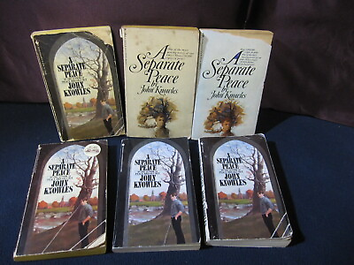 #ad A Separate Peace SET OF 6 Great for Classroom John Knowles $19.98