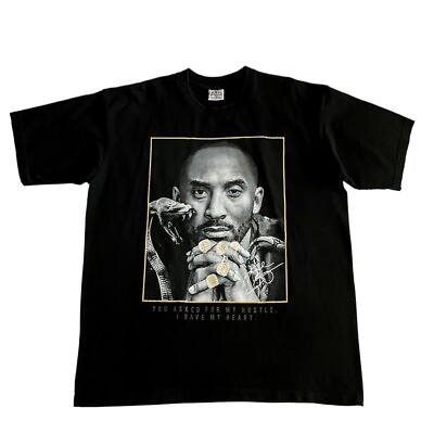 #ad Kobe Bryant T shirt Mamba Pro 5 Super Heavy Cotton Legends Live Forever Men 2XL $22.50