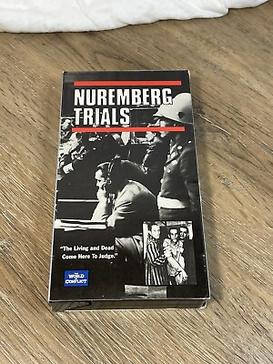#ad THE NUREMBERG TRIALS on VHS EXTREMELY HARD TO FIND FILM $6.99