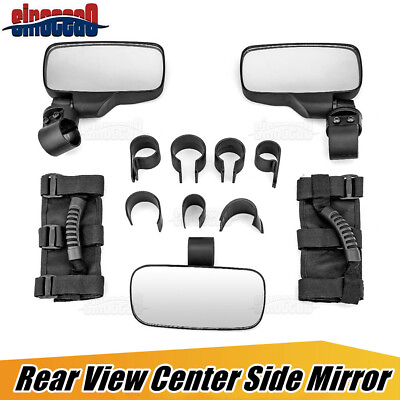 #ad UTV Side View Rear Center Mirrors Set For Kawasaki Mule PRO FX FXT DX DXT PRO MX $32.99