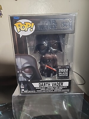 #ad Funko Star Wars Darth Vader 509 Galactic Convention 2022 Signed By Dave Dorman. $40.00
