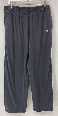 #ad Nike Cotton Sweatpants Mens Gray Comfy Pocket Pants Athletic Sz XL 32quot; 36quot;X31quot; $16.25
