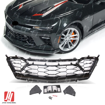 #ad Fit Chevrolet Camaro SS 2016 2018 Lower Grille Gloss BK SS Emblem 84040596 USA $108.99