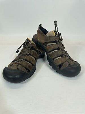 #ad KEEN Mens Newport Leather Sandals Brown Size 11.5 Shoes Strap Water Waterproof $24.99