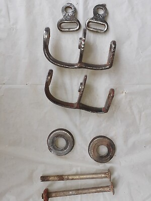 #ad Antique Primitive Horse Evener Cast Iron Parts from a Double Tree $10.00